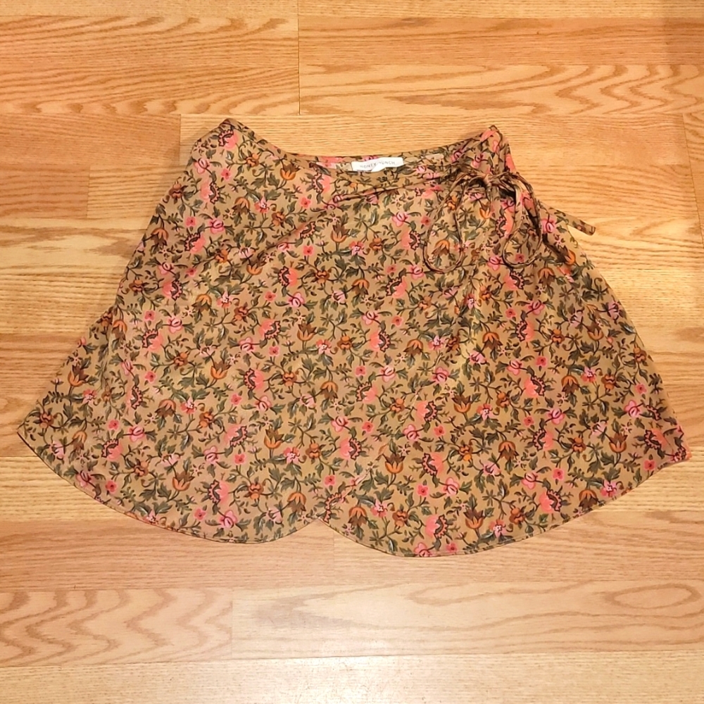 Honey Punch Wrap Skirt